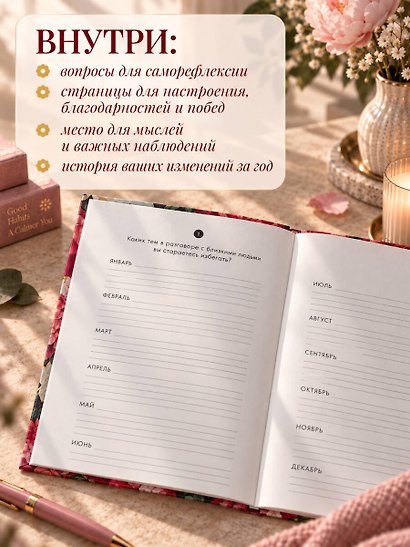 Год внутренних изменений. Дневник наблюдения за собой (Букет пионов) - фото 5