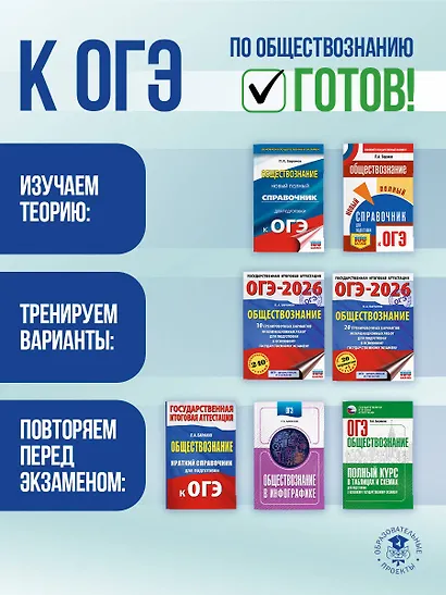 ОГЭ на 100 баллов. Обществознание. Справочник. Теория и практика - фото 8