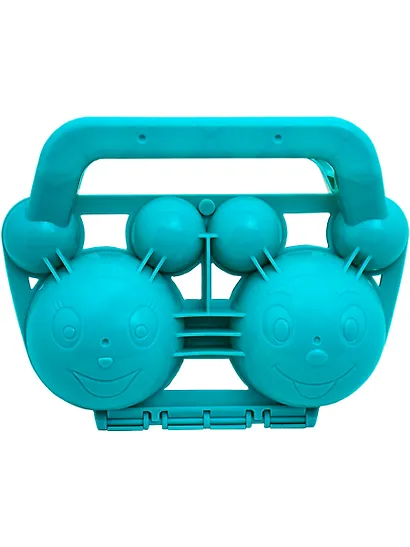 Форма для снега и песка "Гусеничка" (20х15 см, в сетке) - фото 1