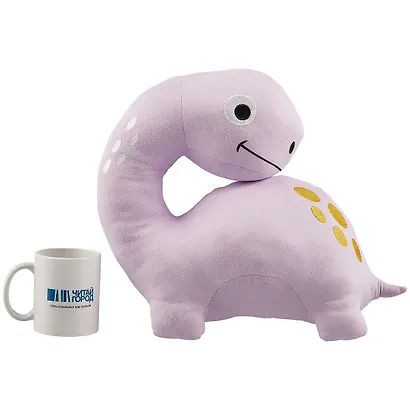 Мягкая игрушка Динозаврик цветной (текстиль) (35х38) - фото 3