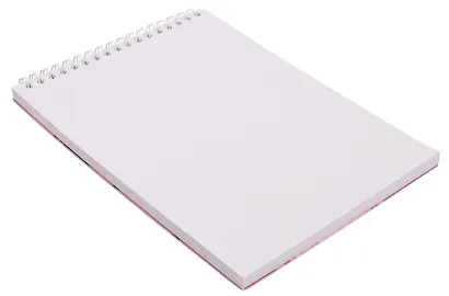 Блокнот А5, 80 листов в точку, "Blossom", белый, на спирали - фото 3