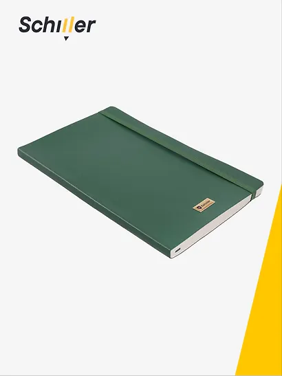 Книга для записей «Elegance» А5, 80 листов в линейку, зеленая, Schiller - фото 2