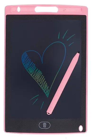 Графический планшет. Розовый (8.5 дюймов, стилус, батарейка CR2025) - фото 3