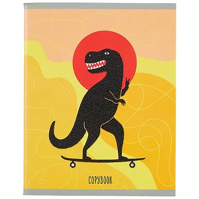 Тетрадь в клетку Listoff, "День Dino", 96 листов, в ассортименте - фото 4