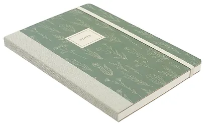 Книга для записей А5 80 листов в линейку, "Flowers" на резинке, в ассортименте - фото 4