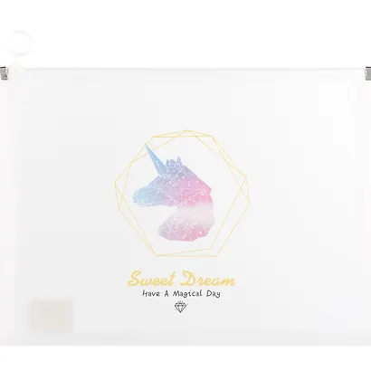 Папка на застёжке «Star unicorn», А5 - фото 3