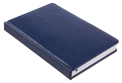Ежедневник недат. А5 192л "Сариф" синий, поролон, офсет, ляссе, закругл.углы, Escalada - фото 2
