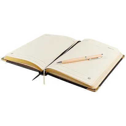 Ежедневник недатированный А5 152 листов "Prestige. Grand Croco" черный - фото 4