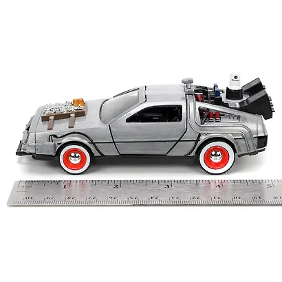 Модель Машинки Hollywood Rides 1:32 Назад в будущее Time Machine (Back To The Future-3) 32290 - фото 7