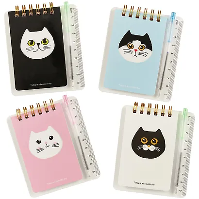 Блокнот с ручкой «Котики», 60 листов, А7 - фото 6