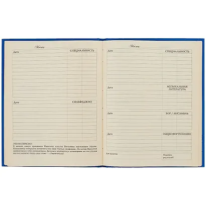 Дневник для муз.школ "Дизайн 18 (22)" 7БЦ, ламинация Soft Touch, тиснение фольгой, пантонн.печать - фото 2