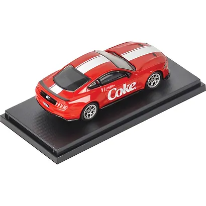 450030 Машинка литая коллекционная Motor City - Die-сast модель Coca-Cola 2018 Ford Mustang GT, масштаб 1:64 (металлическая), возраст 14+ - фото 9