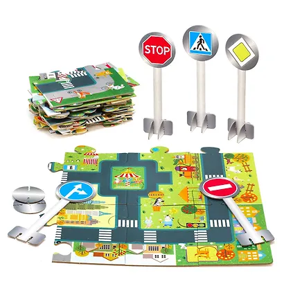 Baby Games. Пазл 32 элемента. "Напольный. Дорога". - фото 3