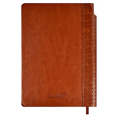 Ежедневник недат. А5 160л "Сариф" коричневый, иск.кожа, тв.переплет, офсет, ляссе - фото 10