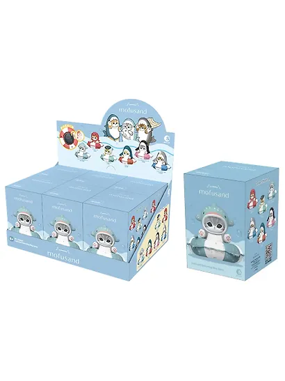 Коллекционная фигурка Mofusand Swimming Ring Series 1 штука blind box MF-250620 - фото 2