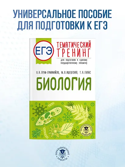 ЕГЭ. Биология. Тематический тренинг для подготовки к ЕГЭ - фото 4