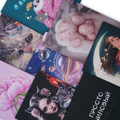 Дневник шк. "Привет, я Моль!" 7БЦ, ламинация Soft Touch, тиснение фольгой «Золото» - фото 10