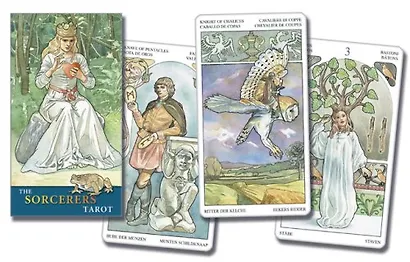 The Sorcerers Tarot / Таро 78 волшебников (карты+инструкция на англ. яз.) (EX141) (коробка) - фото 2