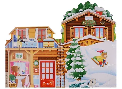 Сказочный домик: книжка-конструктор с наклейками - фото 3