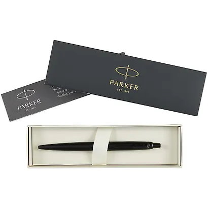 Ручка шариковая Parker, Jotter XL Monochrome 2020 Black, подарочная синяя 1 мм - фото 2