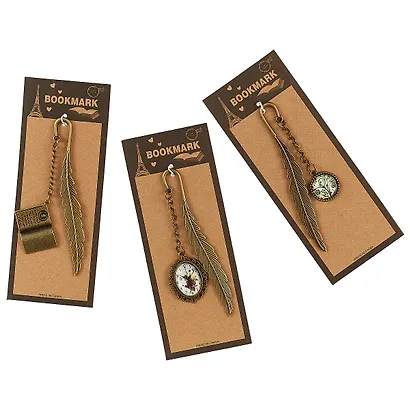 Закладка для книг «Перо» с подвеской, 3 х 12 см - фото 3