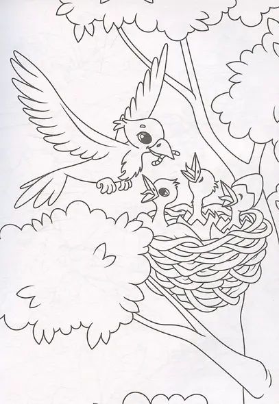 Раскраска А5 эконом. Мамы и малыши - фото 5