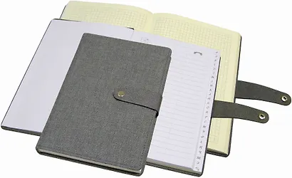 Алфавитная книга на кнопке Lezar А6+, 60 листов, графит - фото 3