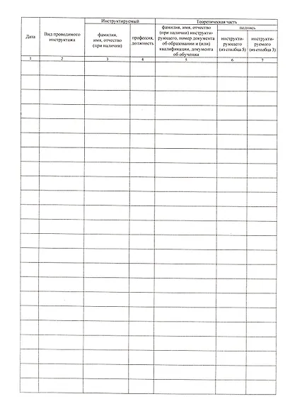 Журнал учета инструктажей - фото 3