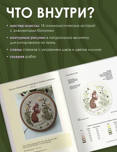 Вышивка гладью: природные мотивы. Животные, птицы, цветы - фото 5