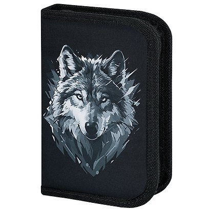 Пенал «Gray wolf», 1 отделение, полиэстер, 21х14 см, Brauberg - фото 1