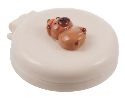 Расческа складная с зеркалом Капибара (пластик) (7см) (12-20250220-2) (Lafilaf) - фото 8