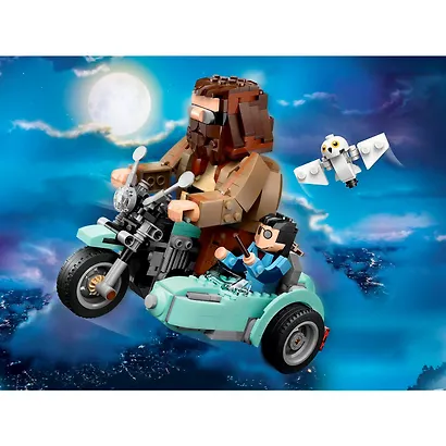 LEGO Harry Potter: Поездка Хагрида и Гарри на мотоцикле, 617 деталей (76443) - фото 10