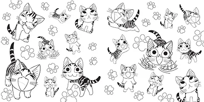 Милый дом Чи. Книга для раскрашивания - фото 9