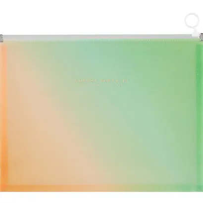 Папка на молнии А4 "Aurora Borealis" с расширением, ассорти - фото 3