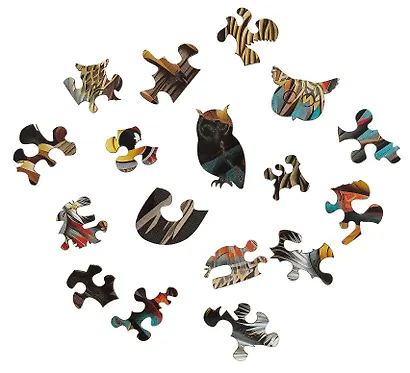 Пазл фигурный "Филин". 124 элемента - фото 5