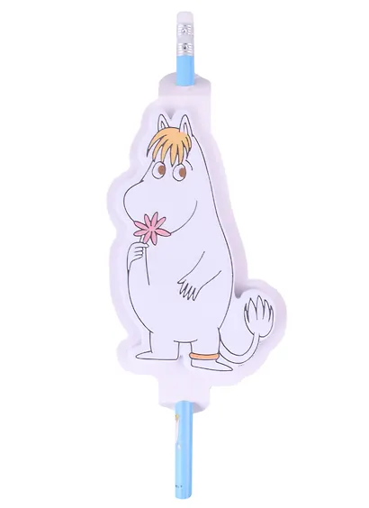 Набор канцелярский "Муми-тролли" карандаш чернографитный, блок для записей 30 листов - фото 2