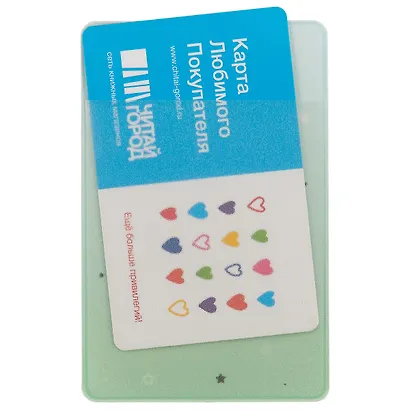 Чехол для карточек Unicorn ballerina зеленый градиент (ДК2018-141) - фото 3