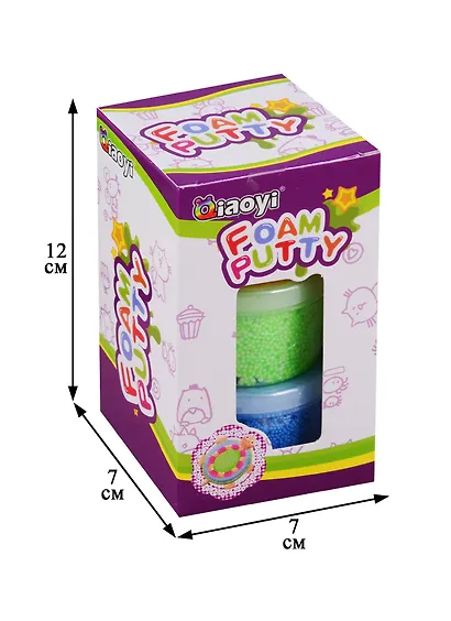 Шариковый пластилин в коробке с окошком, 35 гр. 3 цвета - фото 3