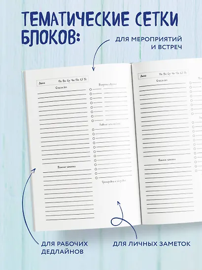 Ежедневник недат. А5 72л "Синие котята. Благодарная публика" - фото 4