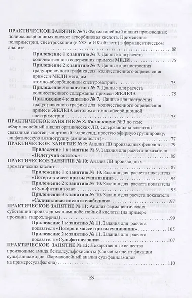 Фармацевтическая химия. Журнал документации (рабочая тетрадь № 2) для студентов III курса очного обучения. 6 семестр: учебное пособие для вузов - фото 3