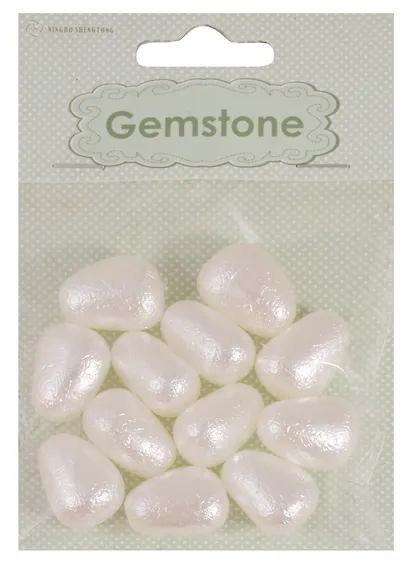 Набор для творчества Бусины 18,5*14мм 12шт пластик - фото 4