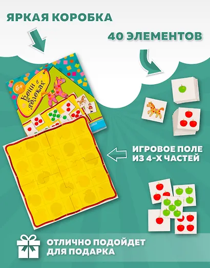 Игра настольная "Кони в яблоках", Дрофа-Медиа Игротека - фото 3