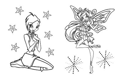 Winx Club. Твори волшебство! Большая раскраска - фото 9