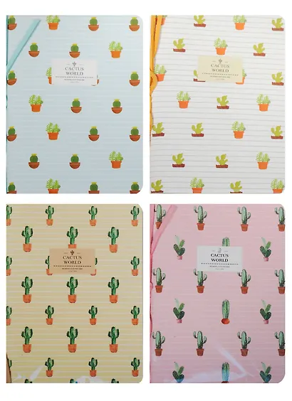 Записная книжка А6 58 листов "Cactus world" - фото 2