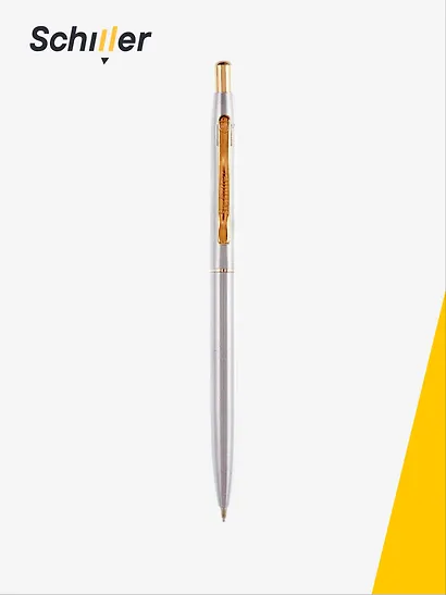 Ручка шариковая "Signoria" серебряный корпус, Schiller - фото 2