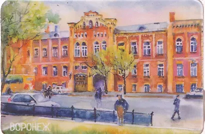 Магнит картон Краеведческий музей (Воронеж) (МК/221/002) - фото 1