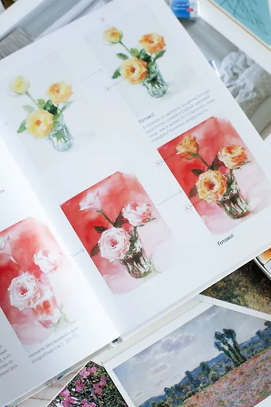 Тонкости акварели с Юко Нагаямой. Изящные натюрморты, атмосферные пейзажи и выразительные портреты з - фото 11