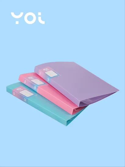 Пака 40 файлов, А4 "Pastel" в ассортименте, Yoi - фото 2