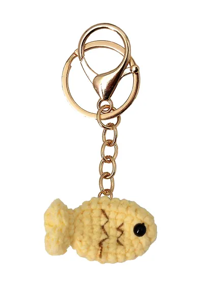 Брелок вязаный Рыбка (текстиль) (12см) (12-4305-202507-KNIT3) - фото 2