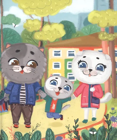 Котёнок Пух учится дружить (зеленая) 200х240 - фото 5